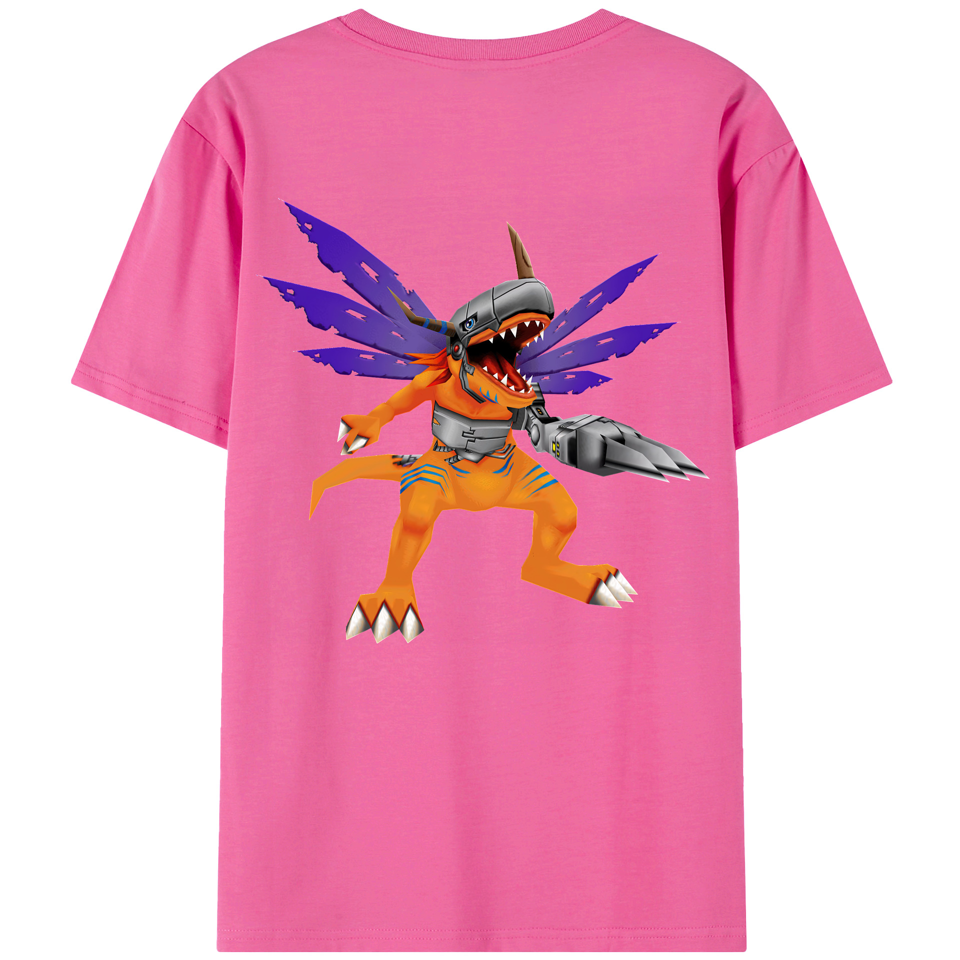（画像用） Digimon デジタルモンスター/デジモン レディース半袖Tシャツ(バックプリント)